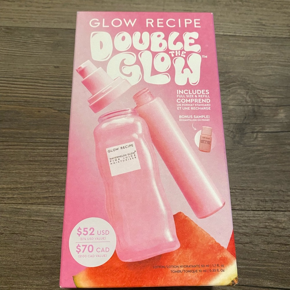 ❗️SALE❗️Glow Recipe Double the Glow Set - Pink